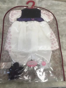 Gotz / Goetz / Götz Purple/white Two Piece Outfit Fit ~ Baby dolls ~ Brand New! - Picture 1 of 10