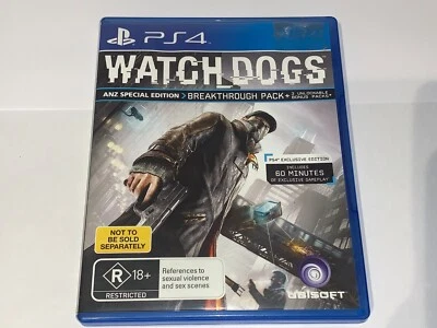 WATCHDOGS - ANZ SPECIAL EDITION (PS4 GAME , R 18+) - Image 1 of 4