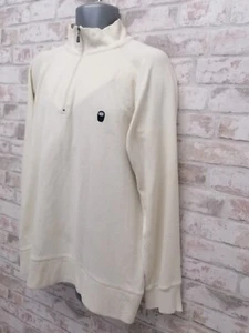 NIKE Vintage 90's - 1/4 Zip - Cream Sweatshirt - Size XL - Picture 1 of 10