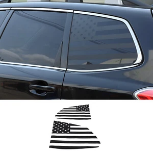 Ventana troquelada maletero trasero negro bandera de EE. UU. vinilos para Subaru Forester 2013-2018 - Imagen 1 de 15