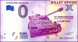 UEKJ / OVERLORD MUSEUM / BILLET 0 € / NULL EURO-SCHEIN / 2019-5 - Picture 1 of 1