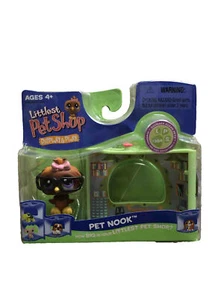 Littlest Pet Shop Pet Nook bibliothèque grinçant propre animal 354 hibou portant lunettes NEUF - Photo 1/3