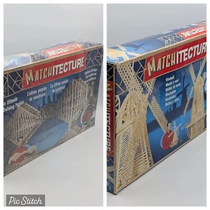 Matchitecture Windmill and Cantilever Bridge Lot of 2 Sealed W/ Slight Box Dmg - Picture 1 of 7