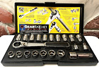 Gear Rachet 21-pc Vortex Socket System Box Set 1/4 & 3/8 Drive SAE & Metric