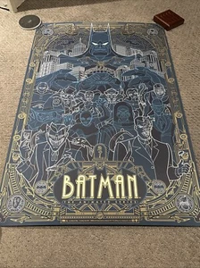 Anthony Petrie Batman The Animated Series Poster Print Artist #/200 BNG - Picture 1 of 3