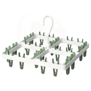Neu IKEA SLIBB faltbare Socken Trockner Aufhänger Wäscheleine Wäscheständer 24 Klammern - Bild 1 von 5