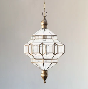 Milky Glass Lighting, Moroccan lighting style Elegance Filigrain Light - Picture 1 of 11