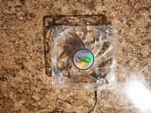DEEPCOOL XFAN 120L/R Hydro Bearing Transparent Fan with Red LED - Picture 1 of 9