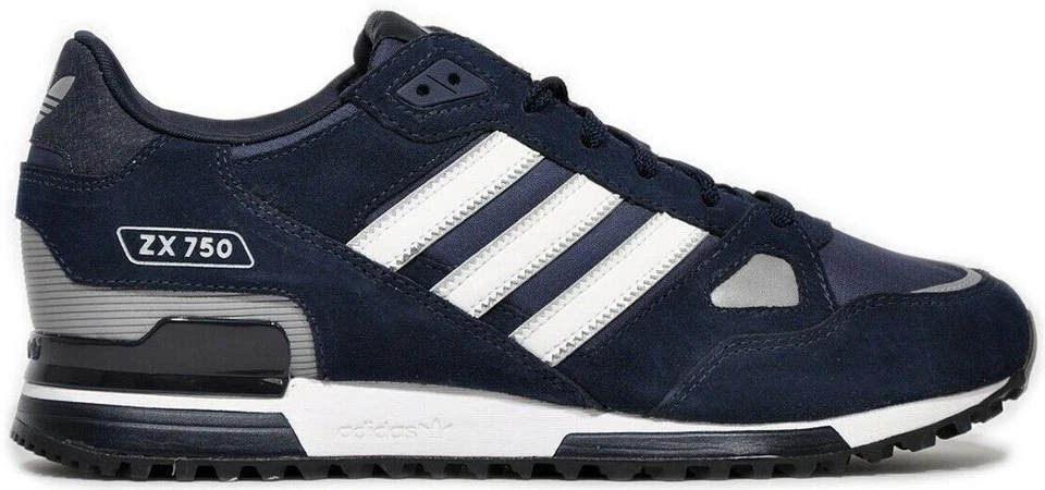 Size 12.5 - adidas ZX 750 Navy/White