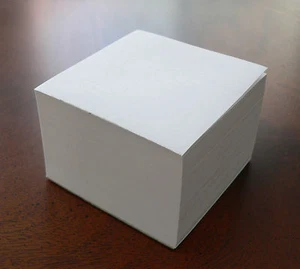 Note Paper Refill Cube - Loose Sheets - (Lot of 10) 3 1/2" x 3 1/2" - Picture 1 of 1