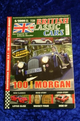 British Classic Cars 5/09 100 Anni Morgan Lotus Elise Mgb Gt Ya Berkley Daimler - Immagine 1 di 2