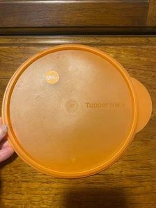 Tupperware Replacement Orange Lid #5455 for Bowl Collapsable 5453 - Picture 1 of 2