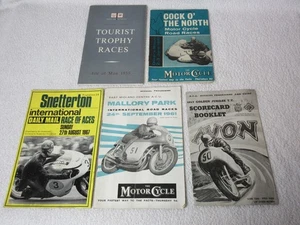 Motor Cycle Races Memorabilia: Snetterton, Isle of Man, Cock O' The North etc - Picture 1 of 21
