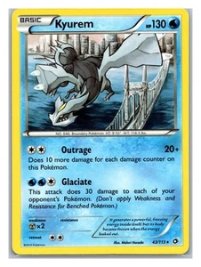 Legendary Treasures #43/113 Kyurem - Rare - Picture 1 of 2
