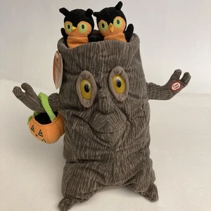 Hallmark Halloween Spooky Tree Owl Animated Plush Sing Lights Addams Family - Picture 1 of 14