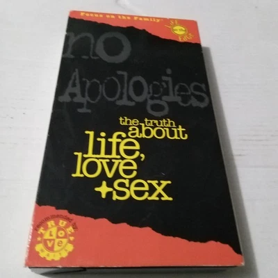 No Apologies - The Truth About Life, Love and Sex (VHS, 1998) - Image 1 of 3