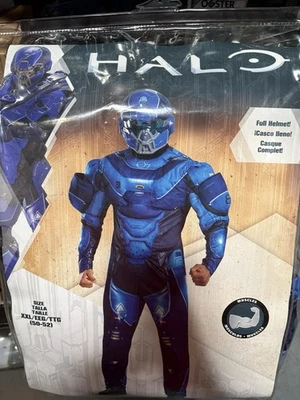 Halo Blue Spartan Adult XXL - Photo 1/4