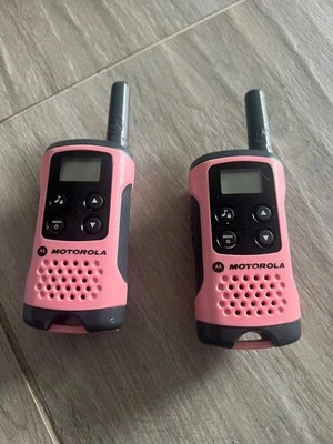 Kinder Walkie Talkie von Motorola in pink - Bild 1 von 2