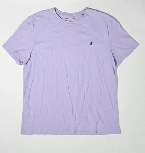 T-shirt Nautica lavanda lilla viola uomo XXL - Foto 1 di 7