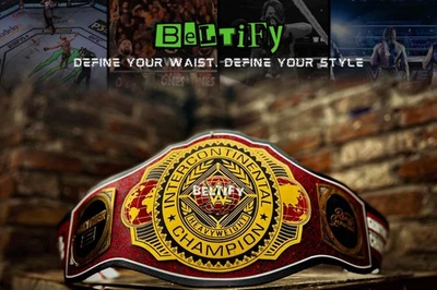 Gunther 666 Day Signature Series Wrestling Championship Replica Title Belt Adult - Image 1 of 4