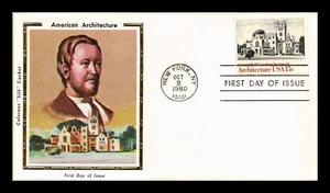 US COVER LYNDHURST AMERICAN ARCHITECTURE FDC COLORANO SILK CACHET - Picture 1 of 2