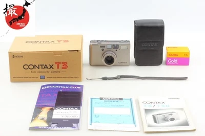 【 TOP MINT in Box 】 Contax T3 Titan Silver Compact 35mm Film Camera From Japan - Image 1 of 4