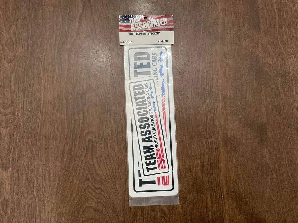 Associated 3817 Team Vintage 1/10 Logo Decal Sticker Sheet RC10 RC-10 10L 12L
