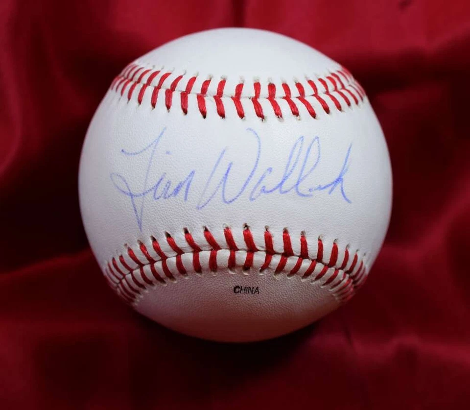 Tim Wallach Autograph Official California League Signed Baseball - Image 1 of 1