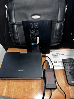 Sony DVP-FX810 Portable CD/DVD Player 8" Swivel Screen W/Accessories - TESTED - Image 1 of 4