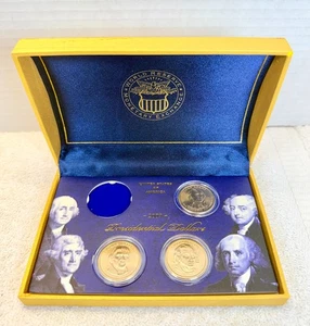 Set monete dollaro presidenziale 2007 John Adams, Thomas Jefferson, James Madison Wo - Foto 1 di 8