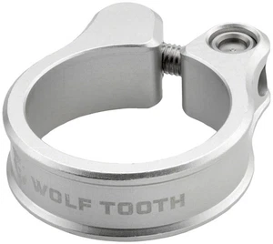 Wolf Tooth Seatpost Clamp - 34.9mm, Bolt-On, Raw Silver - Picture 1 of 1