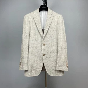 Suitsupply Men’s 'Havana HL' Silk/Linen Half-Lined Blazer – Size EU44R / US/UK34 - Picture 1 of 13