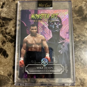 Mike Tyson 1/1 Purple Crosshatch Shimmer 2025 Haunted Hits Monster Hit Iron Mike - Picture 1 of 2