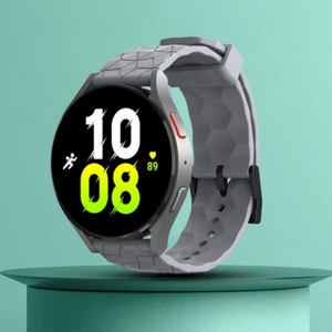 Modello di calcio Smartwatch Cintura in silicone per orologio GT3 42mm (grigio) - Zdjęcie 1 z 8