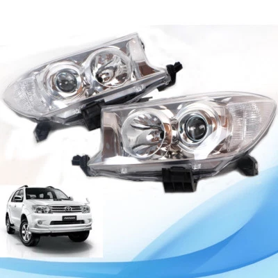 PAR DE FAROS DELANTEROS DERECHO+DERECHO AJUSTE TOYOTA HILUX FORTUNER 2009-2012 Foto 1 de 4