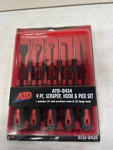 ATD Tools 9-Piece Scraper, Hook & Pick Set 8424 - BRAND NEW - Picture 1 of 2