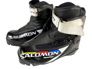 Salomon Kids Skiathlon Cross Country Ski Boots Size EU31.5 US13K SNS Pilot S112 - Picture 1 of 7
