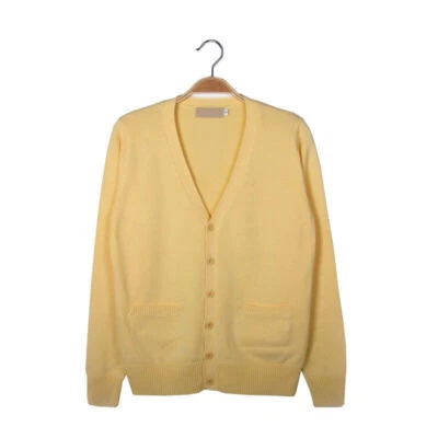 Cardigã feminino JK uniforme suéter primavera faculdade gola V botão suéter de malha - Imagem 1 de 4