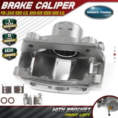 Pinza de freno de disco con soporte para Lexus IS250 2009-2015 GS300 2006 delantera izquierda Foto 1 de 4