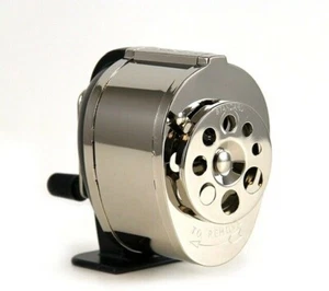 Wall Mount Pencil Sharpener Vintage Look Boston Metal Desk School Crank LOOK!! - Picture 1 of 5