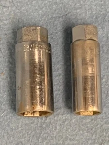 Lot 2 Thorsen Spark Plug Sockets 620JR (5/8") & 626JR ( 13/16") ~ 6 Pt 3/8 Drive - Picture 1 of 3