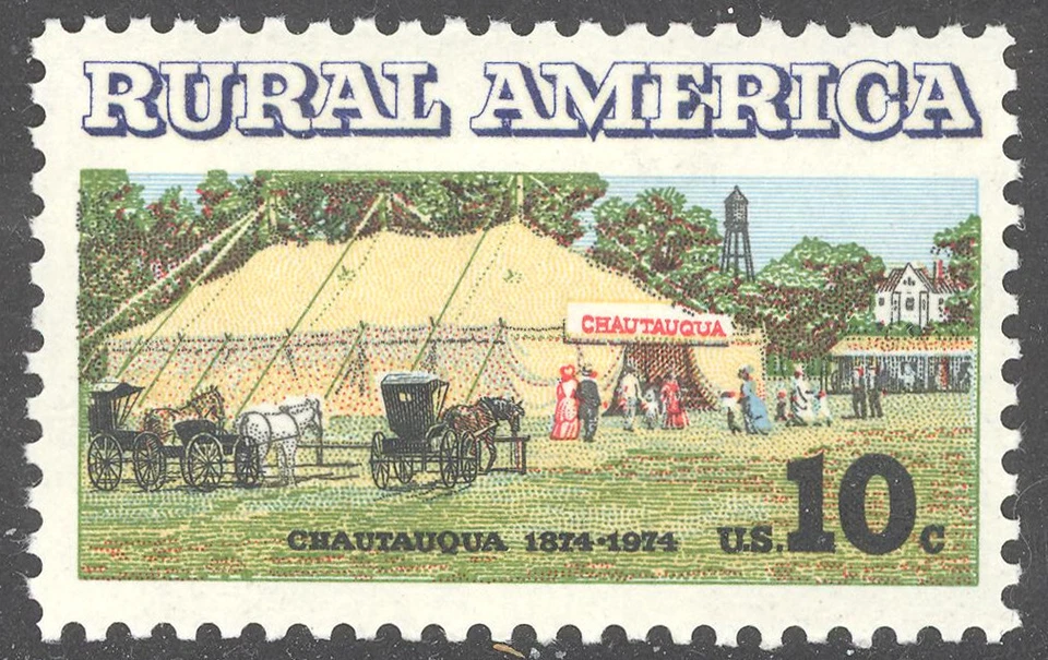 Scott 1505, the 10¢ Rural America Issue from 1974 - Mint, Never Hinged - Image 1 of 1