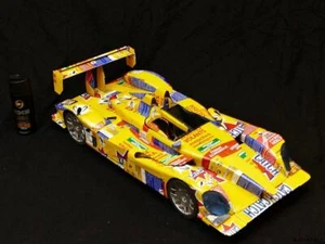 Scatola gialla Porsche RS Spyder M 1:10 modelli in lamiera auto in lamiera tin car tin model - Foto 1 di 12