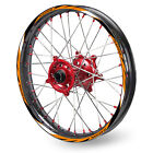 Orange Dirtproof 21"F&19"R Rim Wheel Sticker R03B For Yamaha YZ 450F 2014-2021