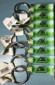 LOT OF 6 MINIATURE POCKET ACRYLIC KEYCHAIN LEVELS - BONUS: RECEIVE 2 EXTRA - Picture 1 of 3