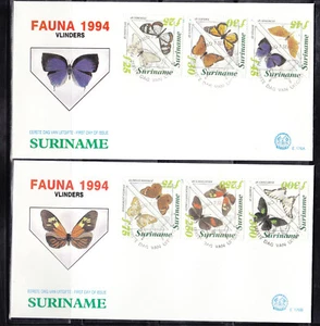 Surinam - Suriname Issue FDC 1994 (176) Butterflies - Picture 1 of 1