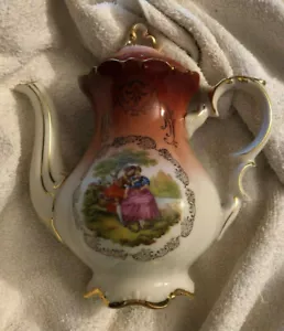 Tetera Fragonard De Colección WALDERSHOF Bavaria Oro Rosa - Imagen 1 de 12