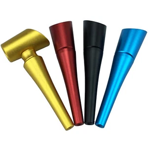 Creative Hammer Shaped Aluminum Alloy Pipe Portable Detachable Metal Pipe - Picture 1 of 9