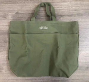 Zara Home Large Canvas Fabric Shopper Shoulder TOTE Bag NEW with TAGS - Picture 1 of 12