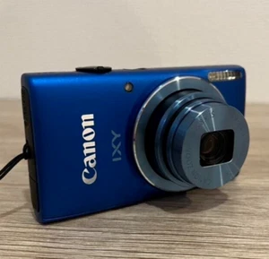 Canon IXY 100F PowerShot ELPH 120 IS IXUS 135 16.0MP 8.0x Blue F/S From Japan - Picture 1 of 4